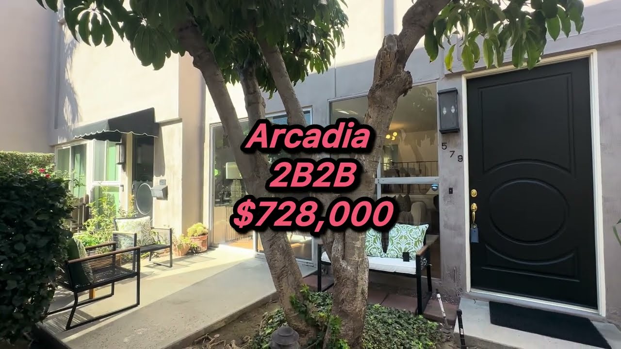 New listing Arcadia 2B2B $728,000 