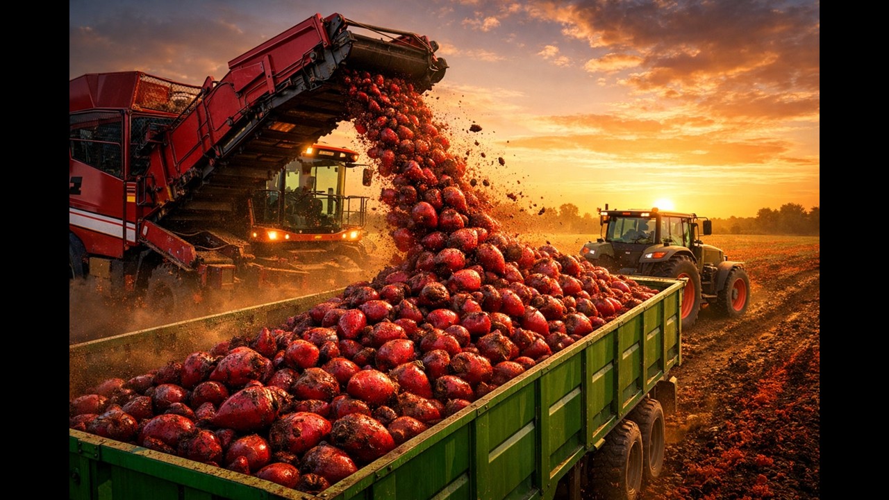 Farming Simulator 25 🚜 RED BEET HARVEST | Massive Field & Huge Profit! Part 4