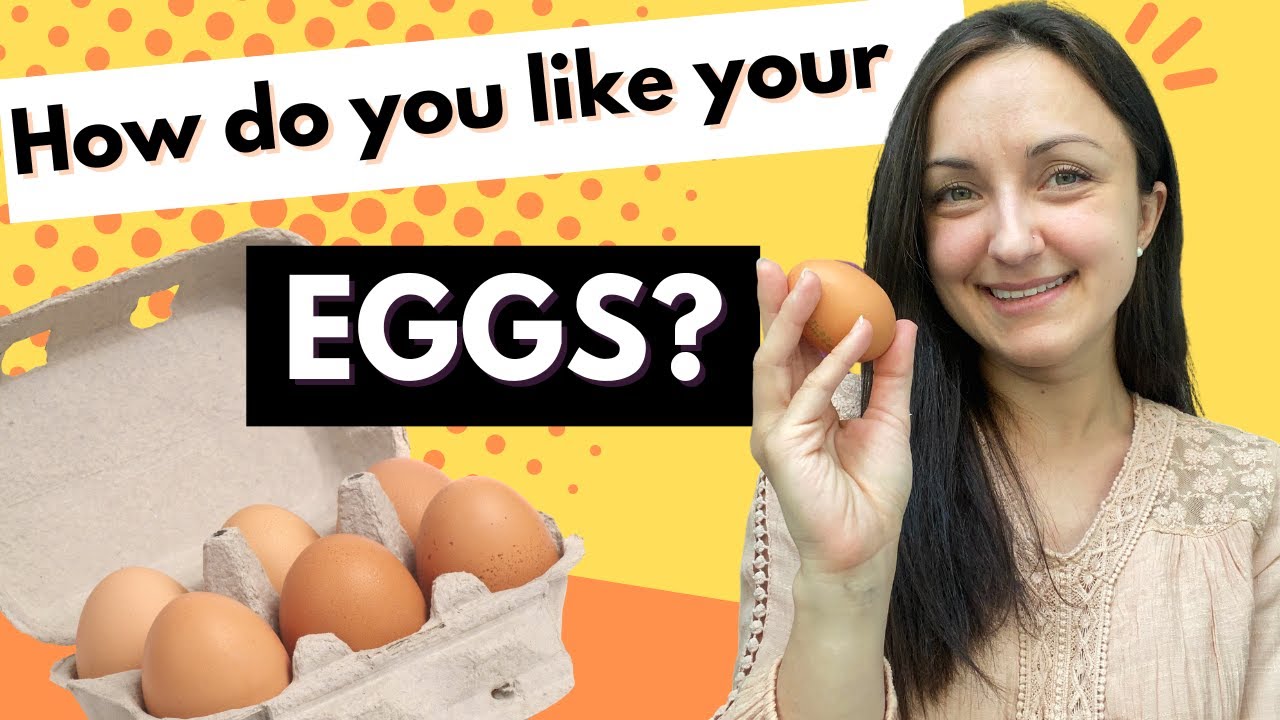 English Vocabulary Lesson || EGGS 🍳|| Food and Restaurant Vocabulary