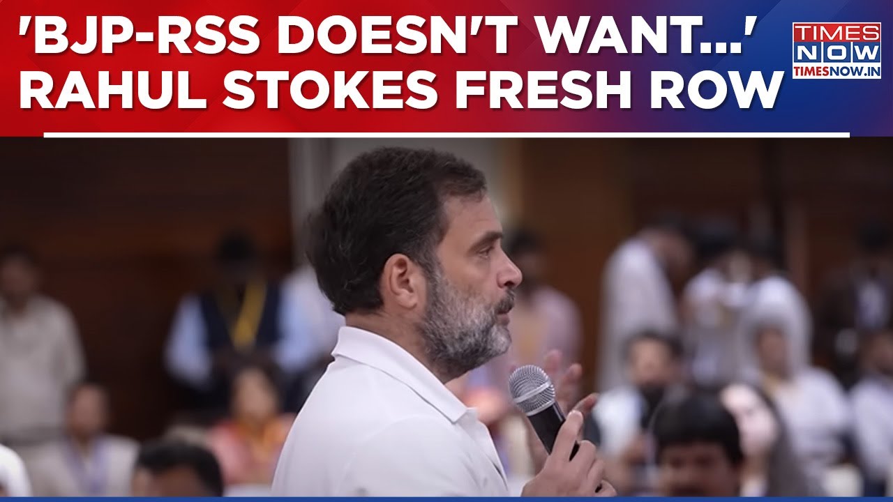Rahul Gandhi Calls English A 'Weapon', Reignites Language Debate With Stunning Charge On BJP-RSS