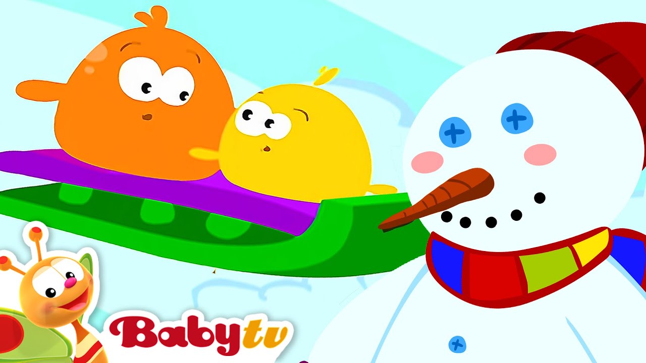 Játék a hóban ☃️​ Vidám pillanatok Pitch & Potch társaságában | Babahangok @BabyTVHUN