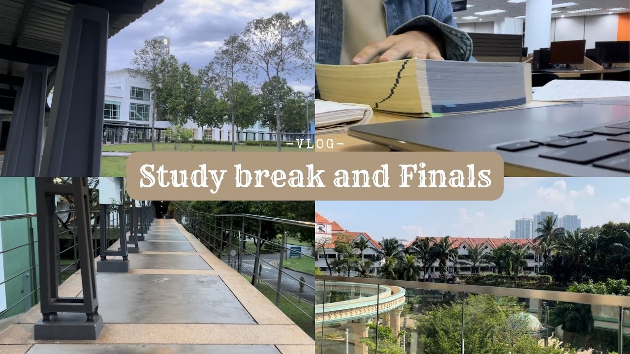 [VLOG] 💊 Stranded on campus - Study Break and Finals 📚| Uni of Nottingham Malaysia pharmacy student