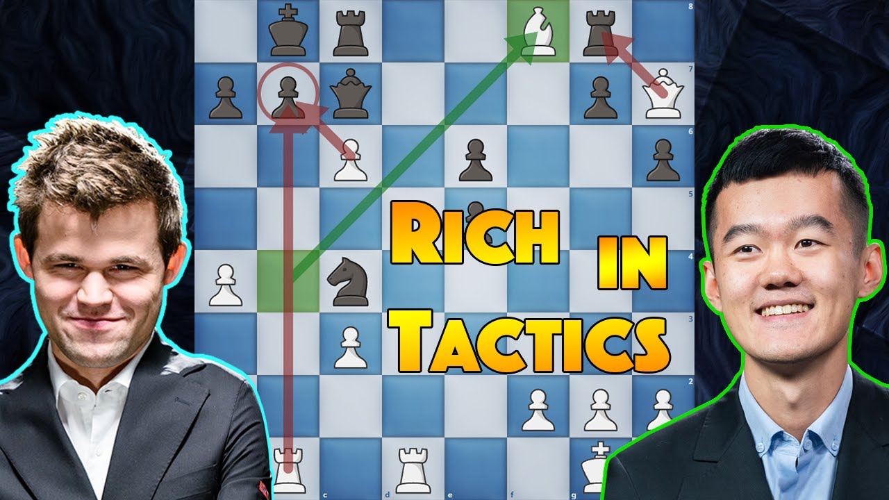 London System Rich in Tactics | Carlsen vs Ding | Magnus Carlsen Chess Tour Finals 2020