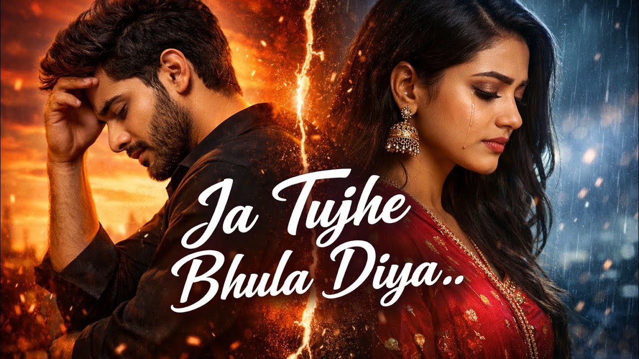 Ja Tujhe Bhula Diya | Heartbroken Sad Song | Emotional Hindi Song 2026 | Lyrics Adil Shahani 