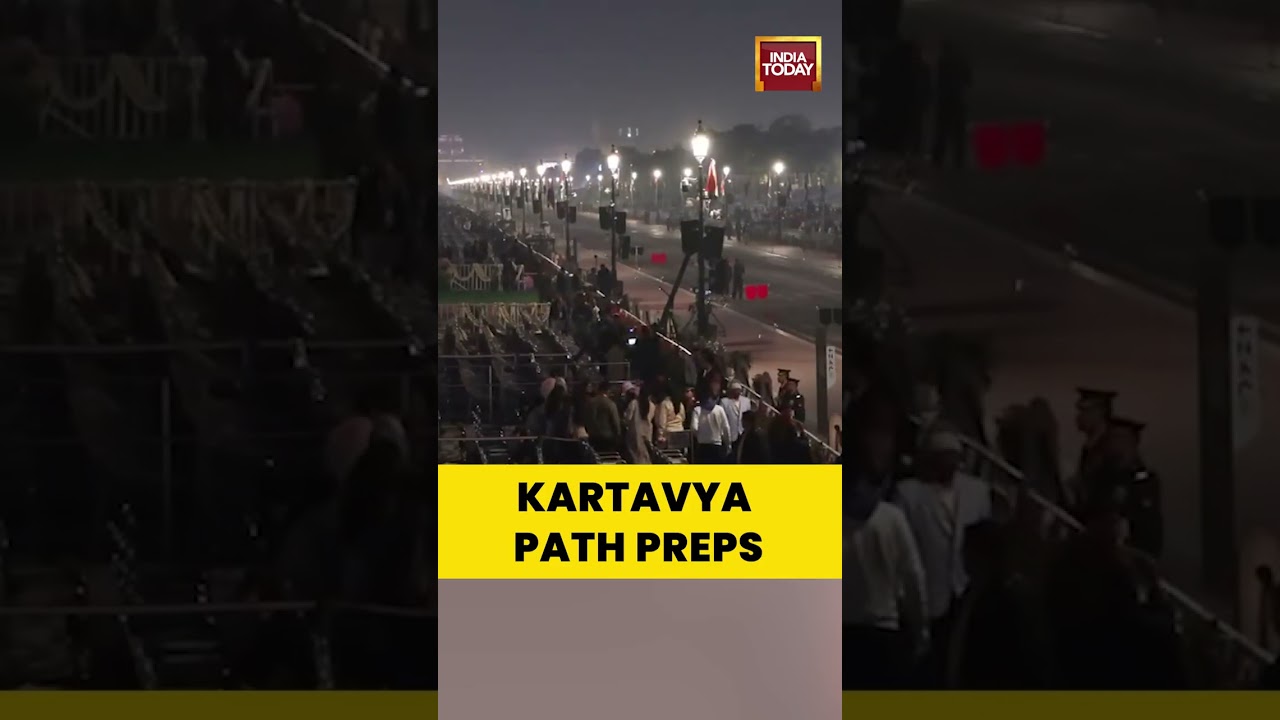 Kartavya Path Preps Ahead of Republic Day 2026 | Parade Route Gets Ready
