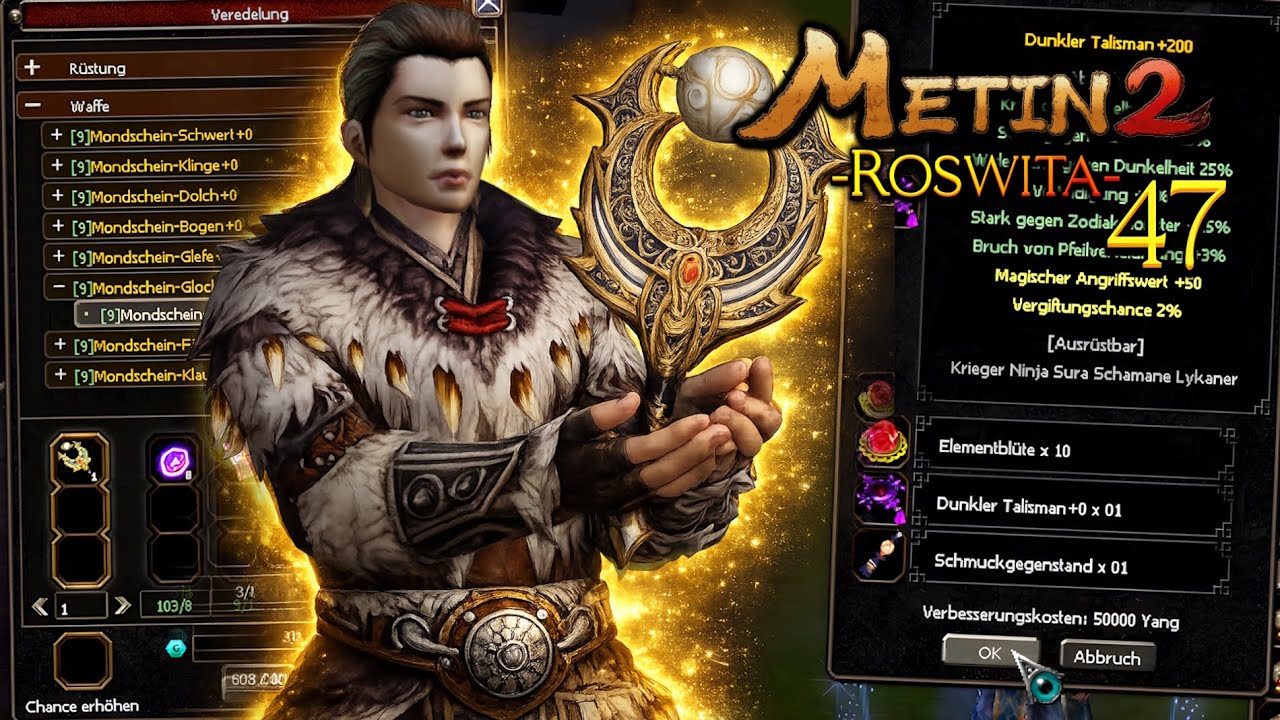 Metin2 xny1337 [47] - Mondschein-Glocken craften, Meley mit 90er Ninja & Zweiter Dunkeltali+200?!