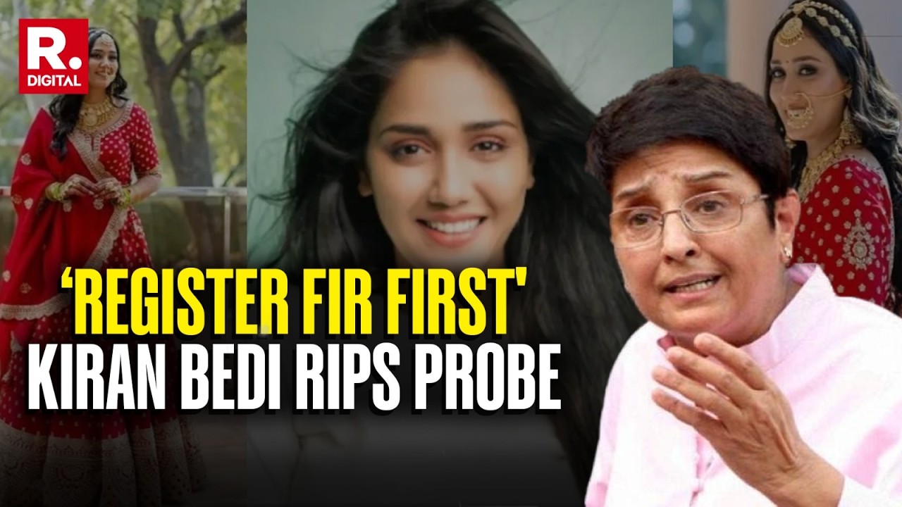 &lsquo;Register FIR First, Stop Delaying&rsquo;: Kiran Bedi Tears Into Police Over Twisha Sharma Death Case