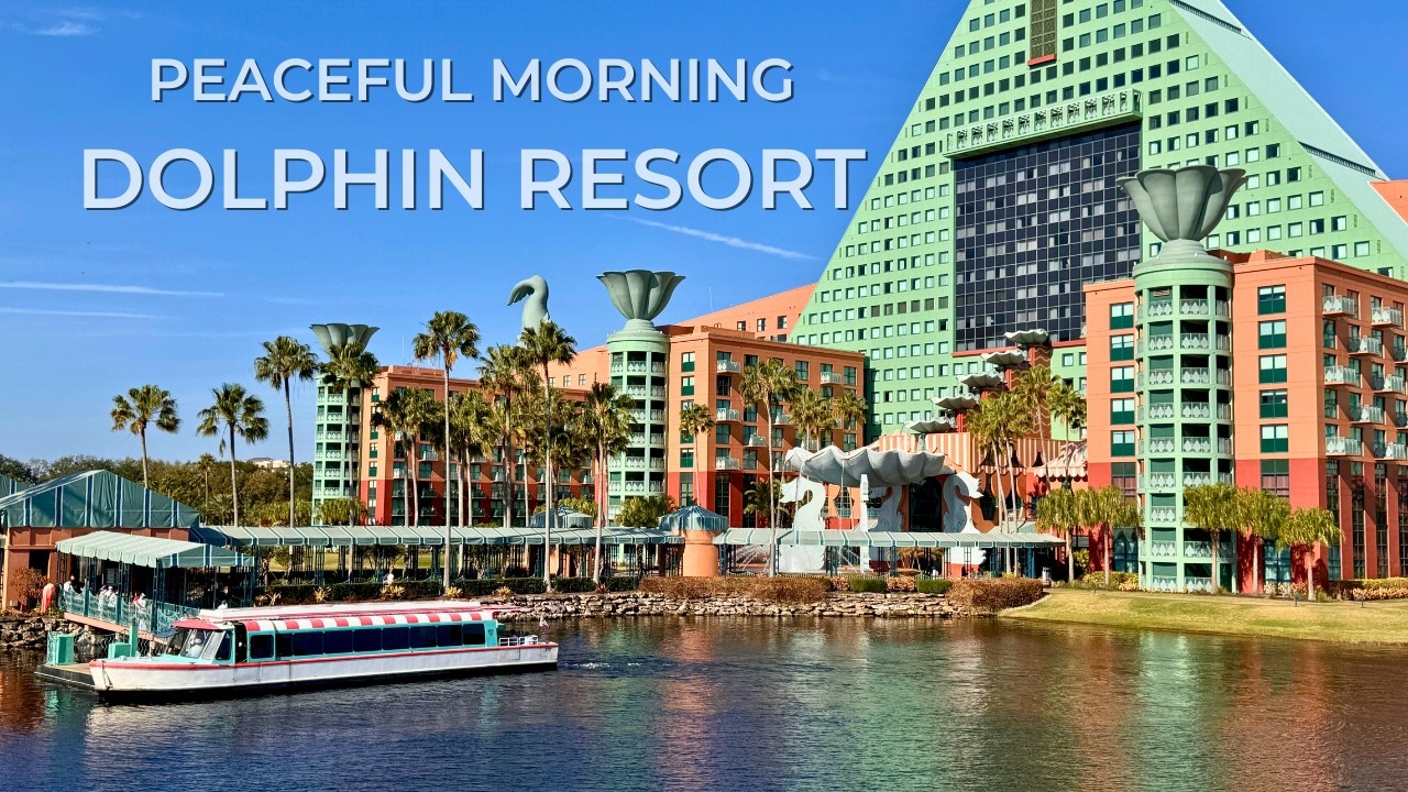 Walt Disney World Swan & Dolphin Resort Morning Ambience | Study/Relax (1 Hour)