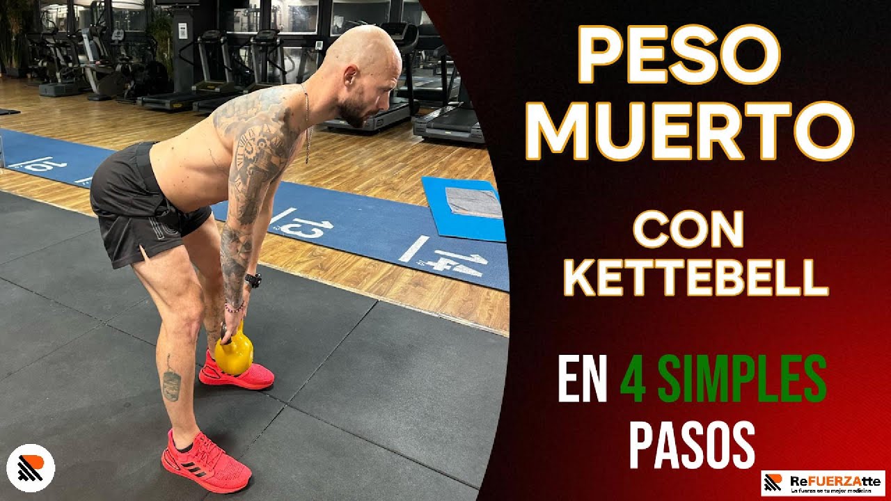 Peso Muerto con Kettlebell 🔥 ¡Piernas Estéticas y Fuertes en 4 Pasos! 🍑 | Nivel Intermedio 💪