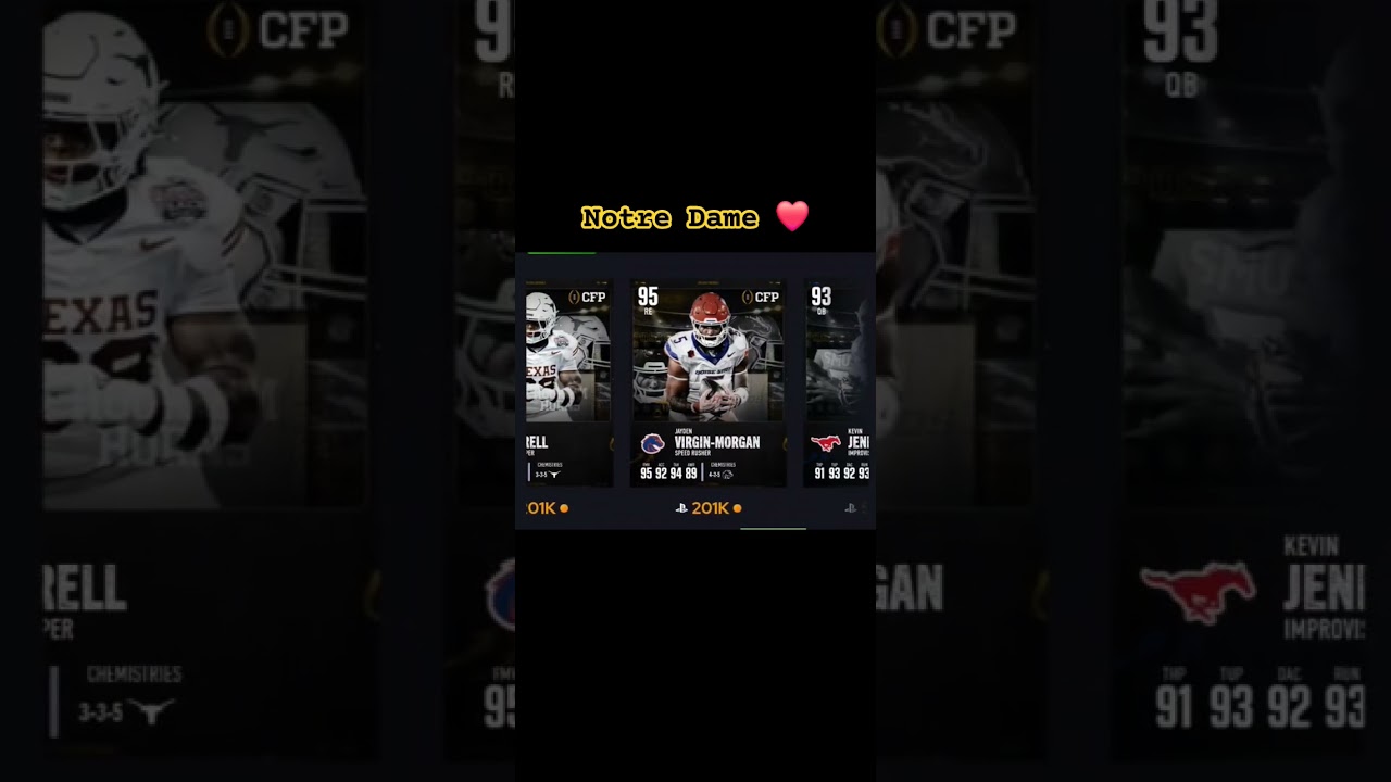 New CFP players in CUT25 1/10 #easportscollegefootball #capcut #CUT25