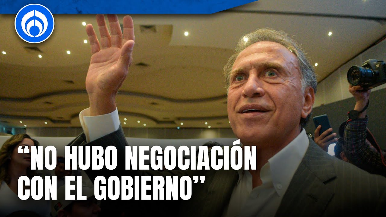Yunes Linares sustituye a su hijo; Morena lo recibe con ovaciones