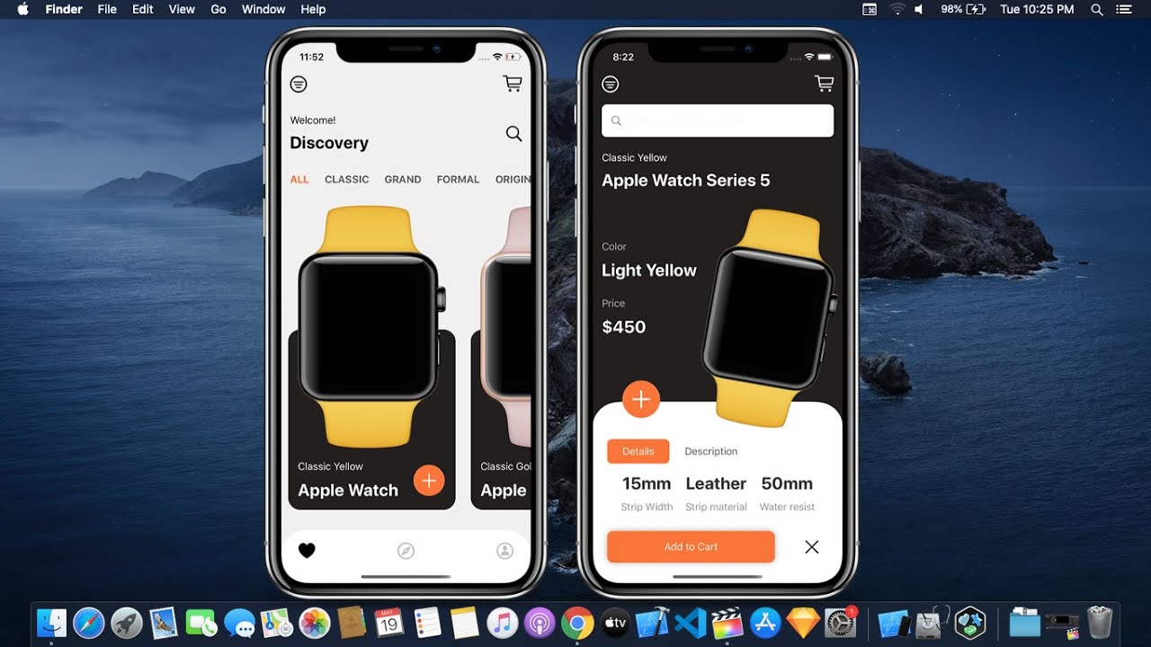 SwiftUI Complex UI Tutorials - Apple Watch Store App UI Using SwiftUI - SwiftUI Tutorials