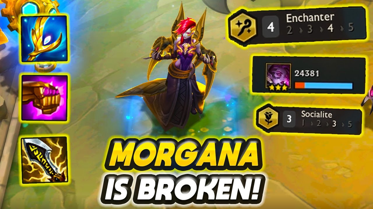 3 STAR UNKILLABLE MORGANA | BEST BUILD | 4 ENCHANTER | 3 SOCIALITE | TFT SET 6.5 PBE