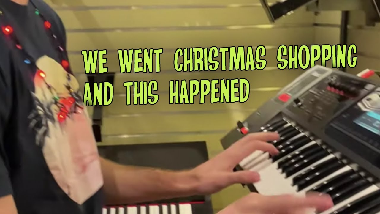 We went Christmas shopping and did this (Mariah Carey, Carol Of the bells, Canon)