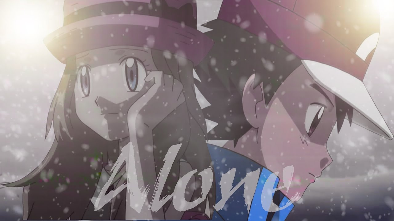 Alone - Amourshipping AMV Ash and Serena Pokemon