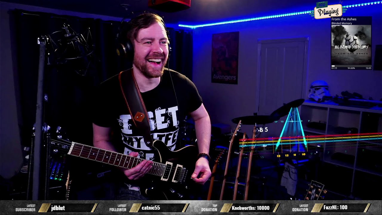 Blinded Memory - From the Ashes EP Guitar Playthrough