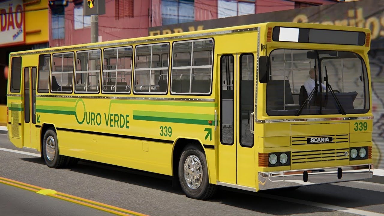 Skin Viação Ouro Verde Sumaré -SP - Caio Amélia 2 Scania K-112
