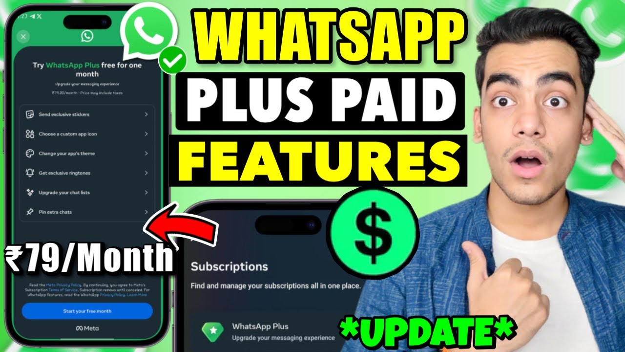 WhatsApp Paid Subscription Launched | WhatsApp Plus Feature Kaise Use Kare 2026