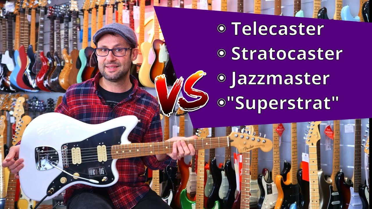 Fender ok, ma QUALE modello? Tele vs Strato vs Jazzmaster vs Superstrat