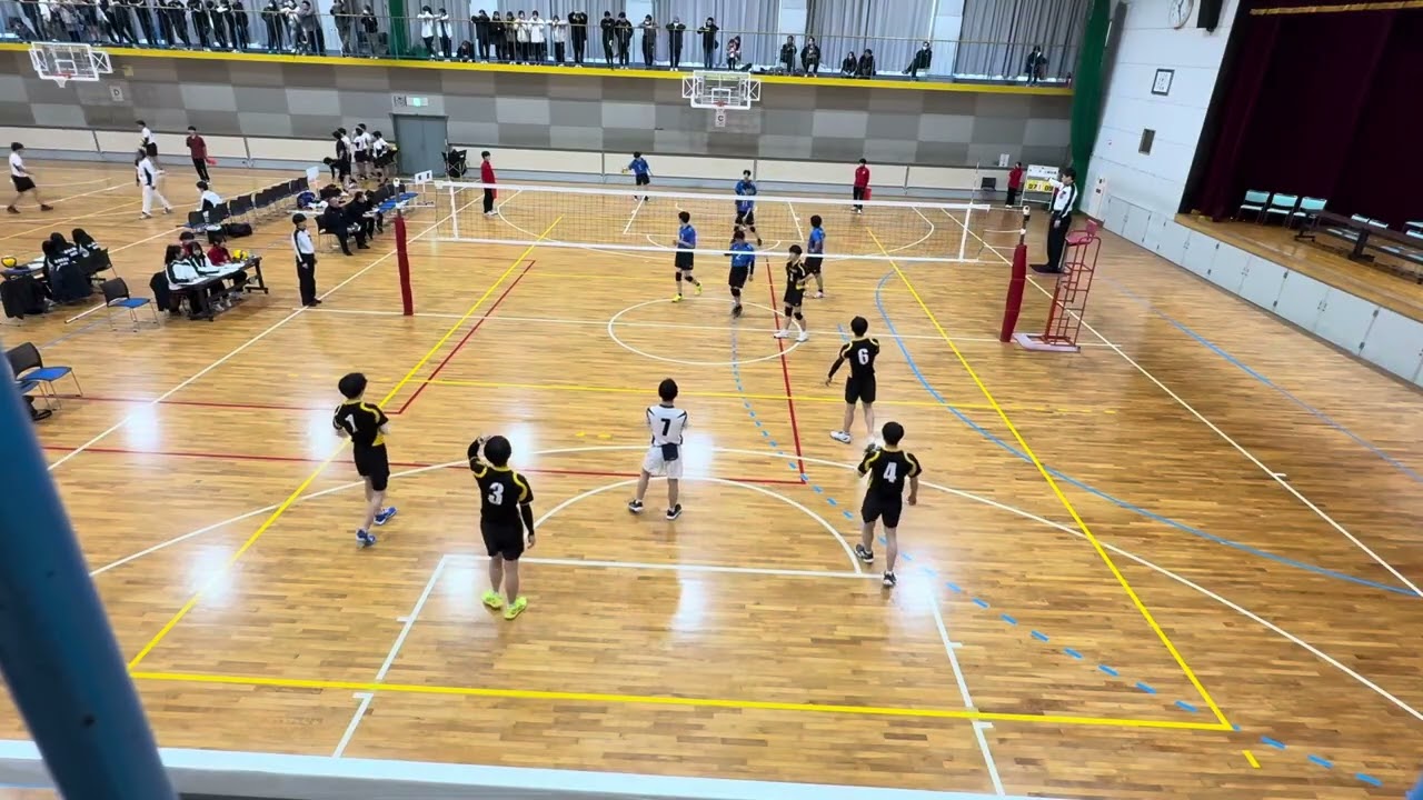 1月31日　新人全道　根室戦1セット目