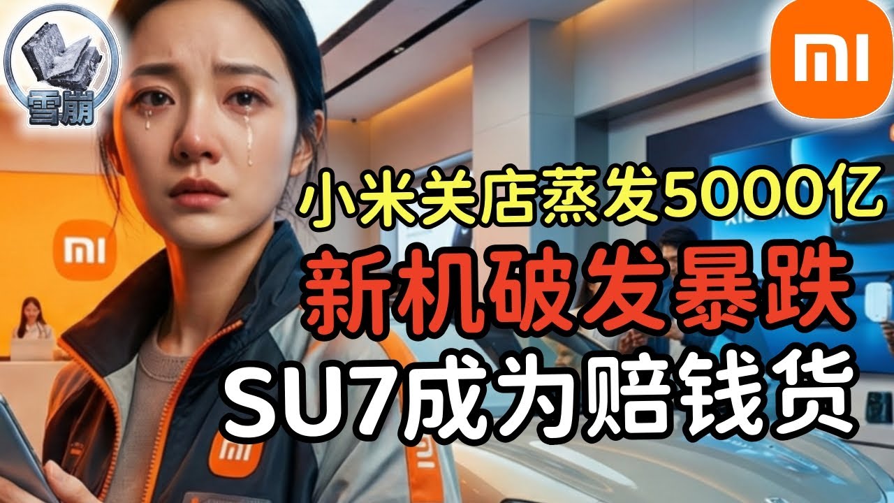 小米营销神话彻底终结！雷军深夜破防！小米17暴跌真相曝光，小米高端梦碎，600亿库存压垮雷军最后稻草？