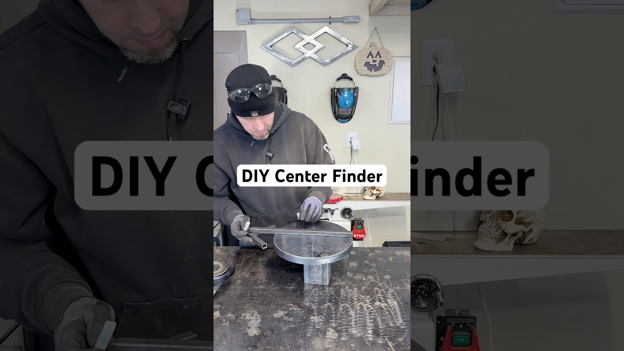 How to Build a Center Finder From Square Tube (Field Fabrication Tool)