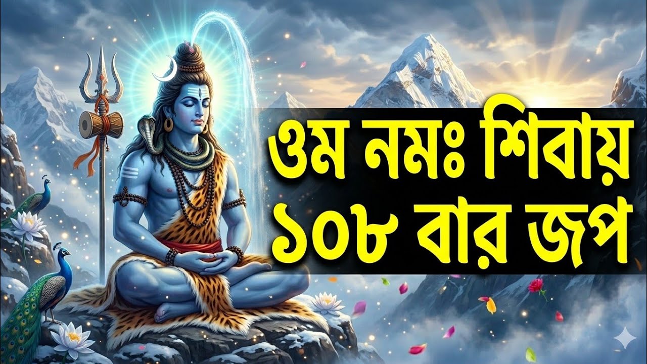 Om Namah Shivaya 108 Times Chanting | Powerful Shiva Mantra | Meditation & Peace