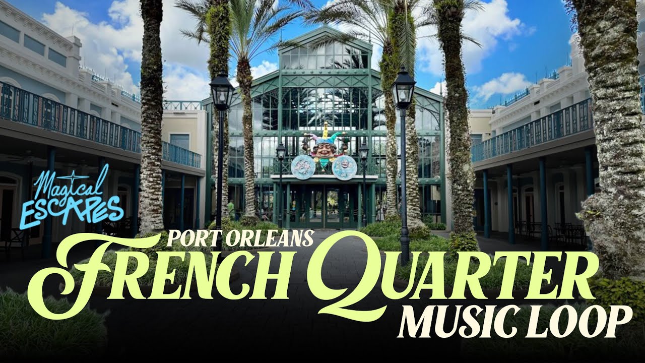 Port Orleans French Quarter - Disney Resort Ambience | Relax, Study, Sleep