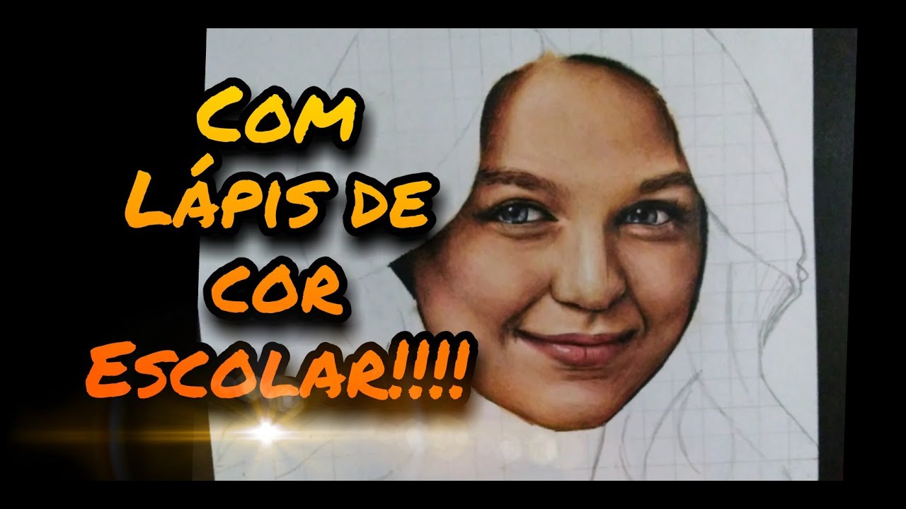 Como Colorir pele realista com lápis de cor - Pele clara Fácil!!!