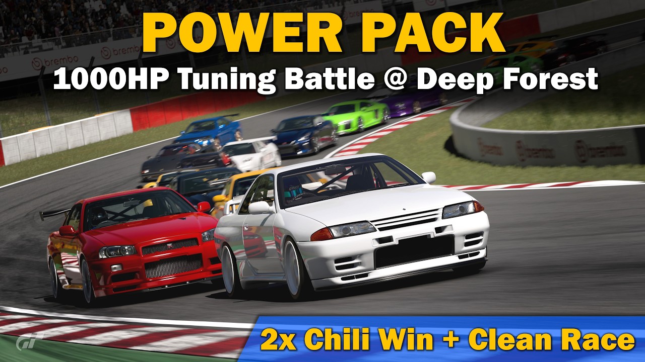 GT7 PSVR2 || Power Pack - 1000HP @ Deep Forest [2x Chili Win + Clean Race]
