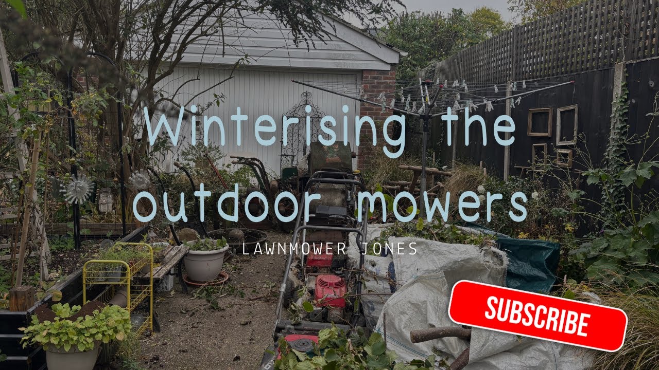 Winterising the outdoor mowers