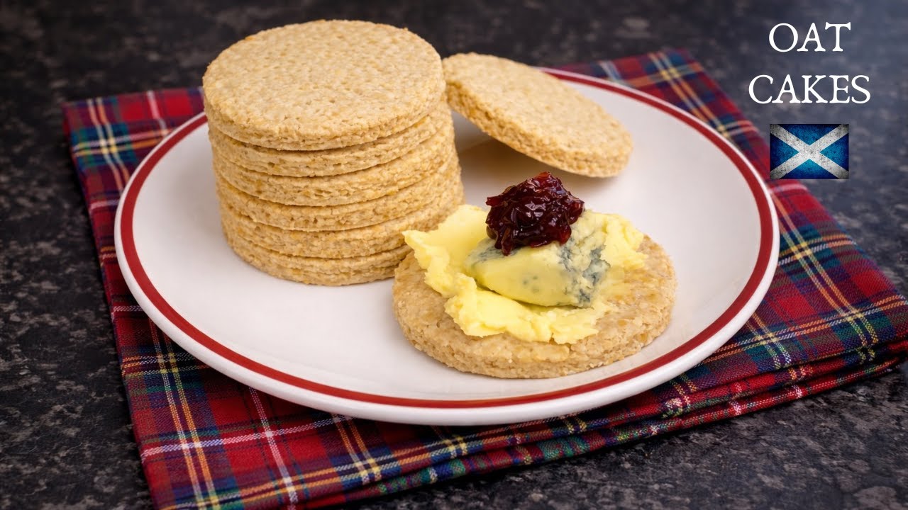 Simple & easy Scottish oatcakes recipe :) Bake with me!