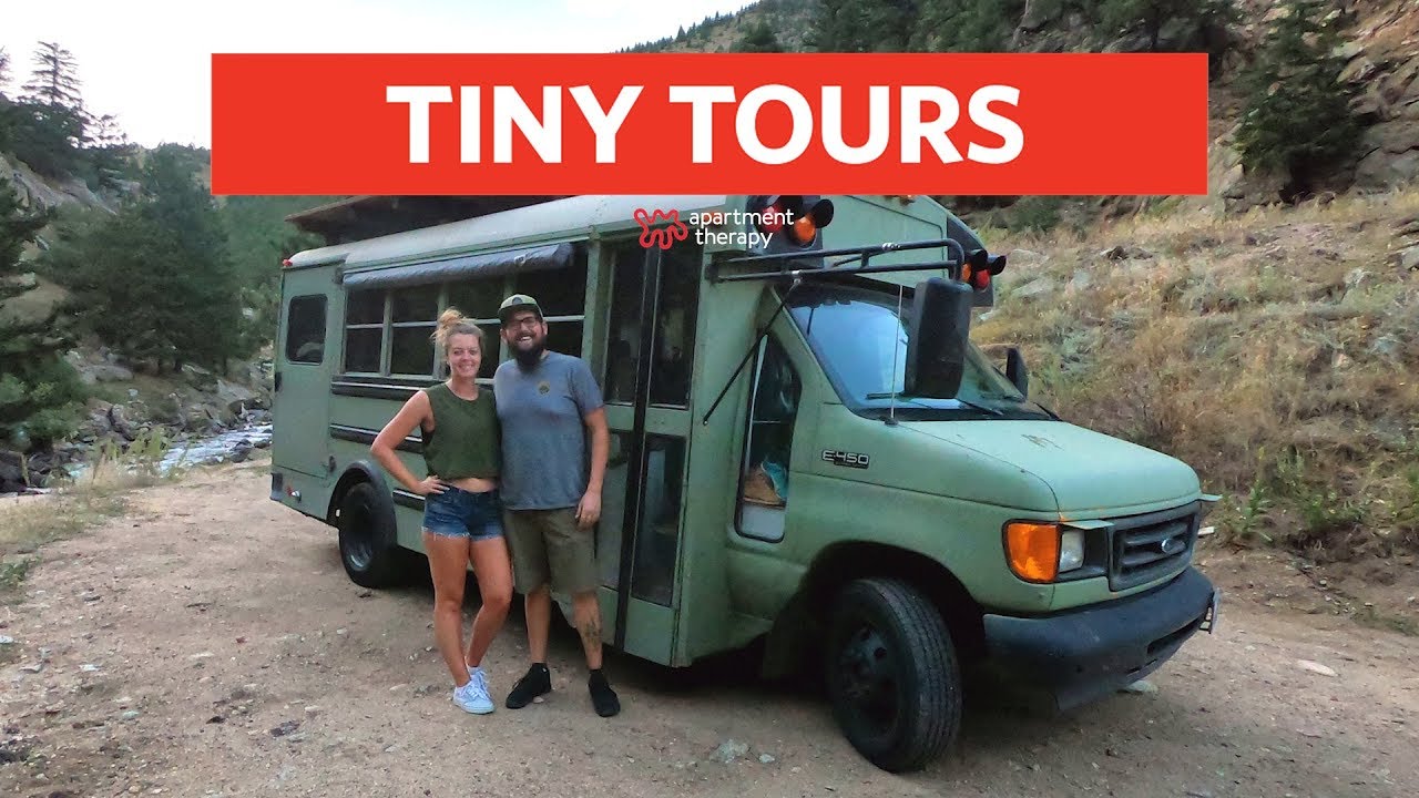 A 100-Square-Foot Mini School Bus | Tiny Tours | Apartment Therapy