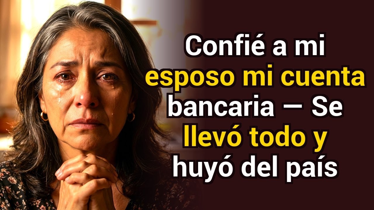 Confié a mi esposo mi cuenta bancaria — Se llevó todo y huyó del país