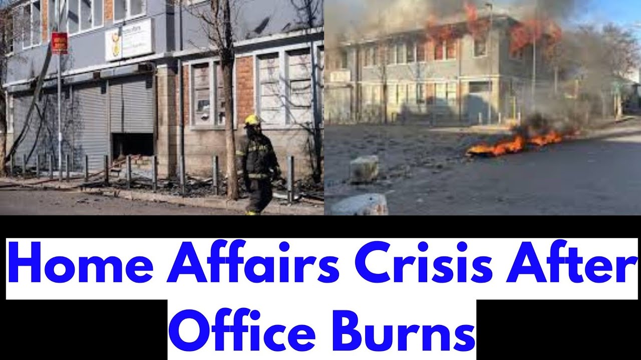 Breaking: Home Affairs Offices in Germiston Burned Down