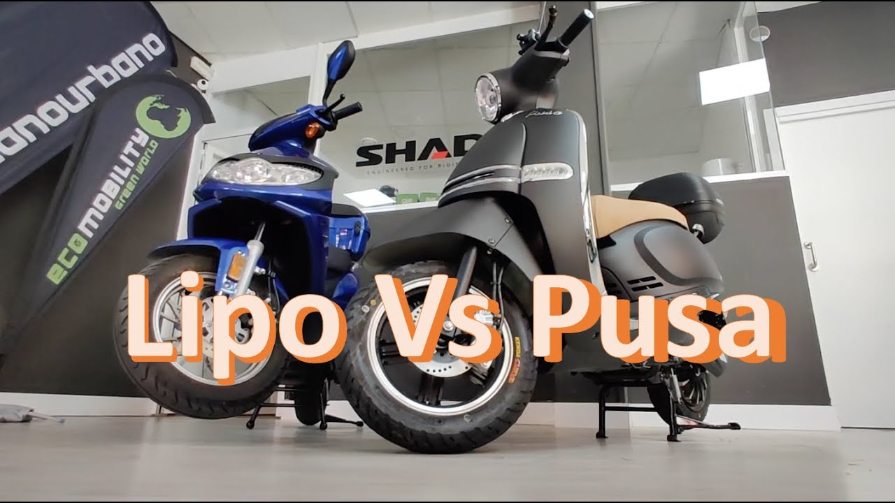 Efun Lipo Vs Efun Pusa comparativa de las mejores motos eléctricas 125 urbanas