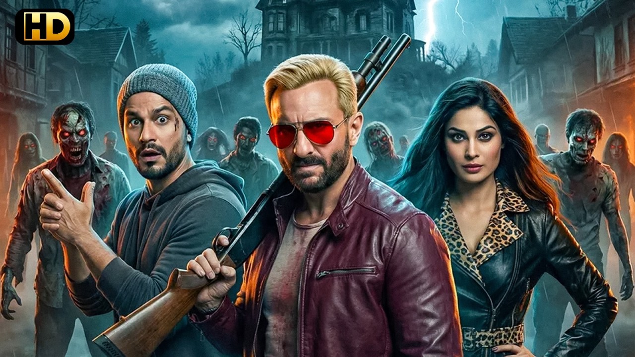 Saif Ali Khan और Kunal Khemu - सुपरहिट रिलीज़ हॉरर कॉमेडी हिंदी फुल मूवी HD 1080p | New Zombie Movie