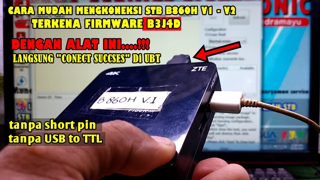 cara mudah flash stb b860H yang terkena firmware bej4t ke USB burning Tool tanpa short pin
