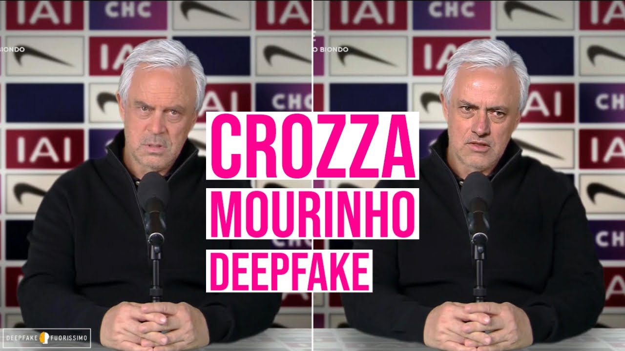Crozza - Mourinho (doppia). Ho fatto salire le azioni della Roma del 22%. Daje! [deepfake]