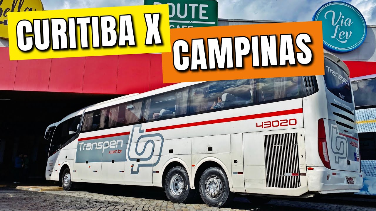 VALE A PENA VIAJAR COM A TRANSPEN? 9H De CURITIBA A CAMPINAS!