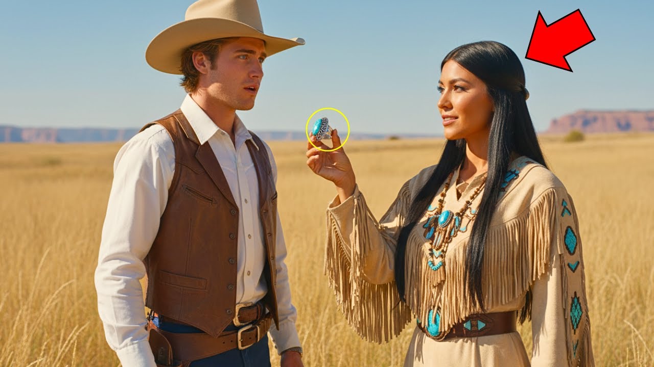 Femeia apache a făcut un pariu: dacă cowboy-ul găsea inelul, ea avea să fie a lui...