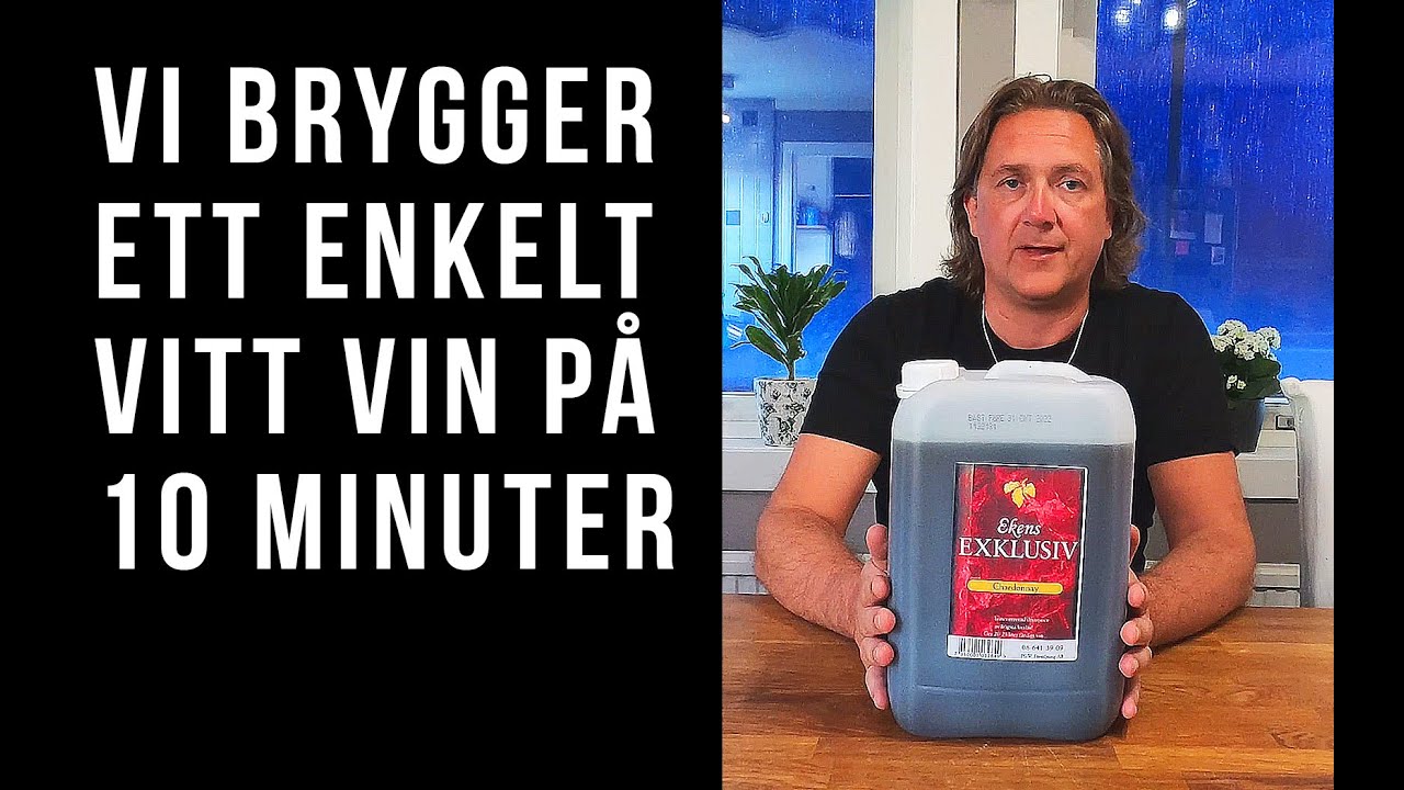 Enkelt vitt vin att brygga hemma
