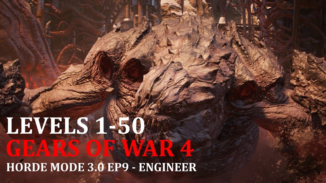 Gears of War 4: Horde Mode 3.0 - Engineer - Level 1-50 EP 9a - No Commentary