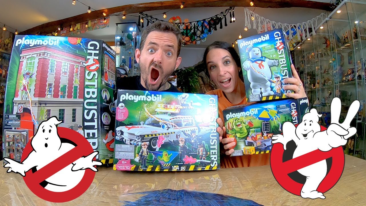 PRÉSENTATION DE MA COLLECTION GHOSTBUSTER DE CHEZ PLAYMOBIL - TEST ET AVIS - UNE INCROYABLE QUALITÉ