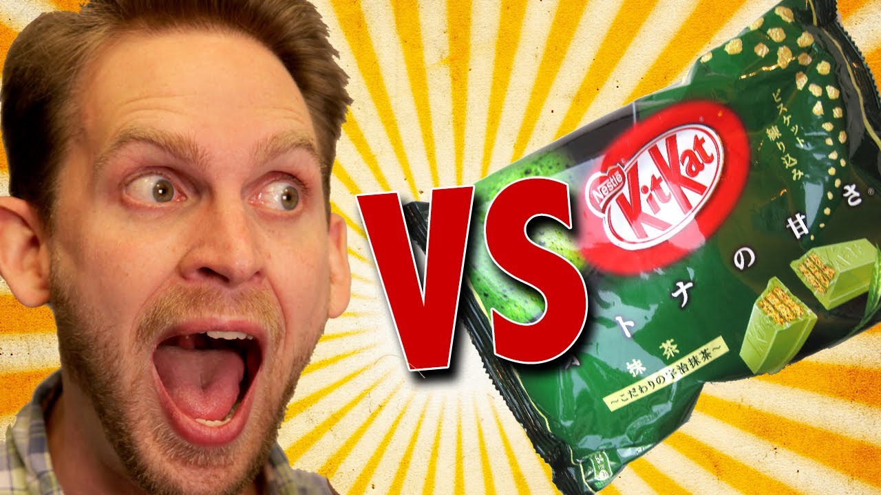 Nestle Kit Kat Green Tea Japanese Candy Unboxing
