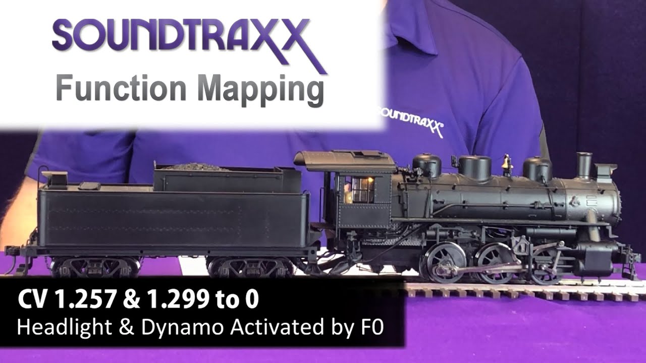 Function Mapping with SoundTraxx decoders