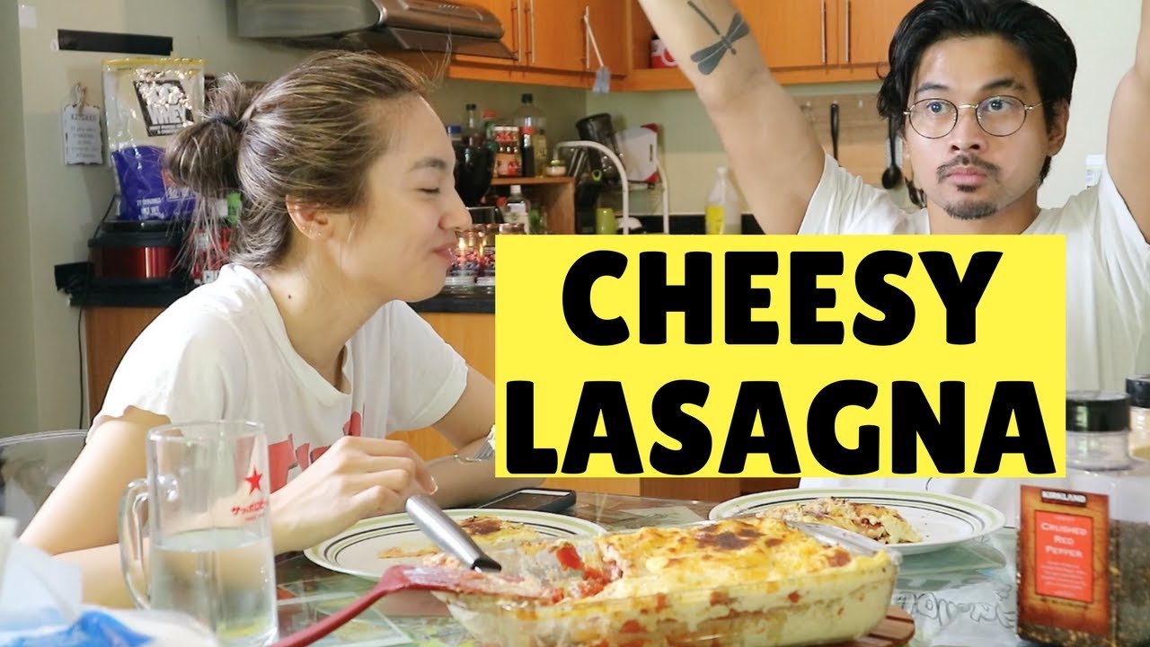CRISHA UY | Baked Cheesy Lasagna Recipe | #cookinday 14