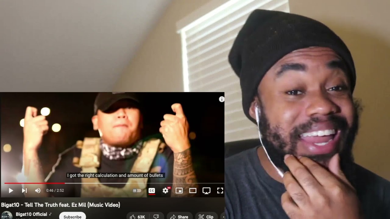 BIGAT10  - TELL THE TRUTH FEAT EZ MIL (MUSIC VIDEO)  REACTION