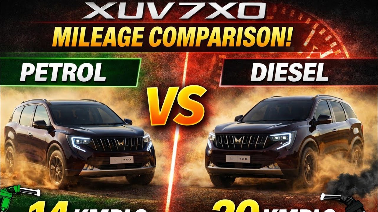XUV 7XO Petrol vs Diesel | Real World Mileage Review #xuv7xo #xuv7xo2026