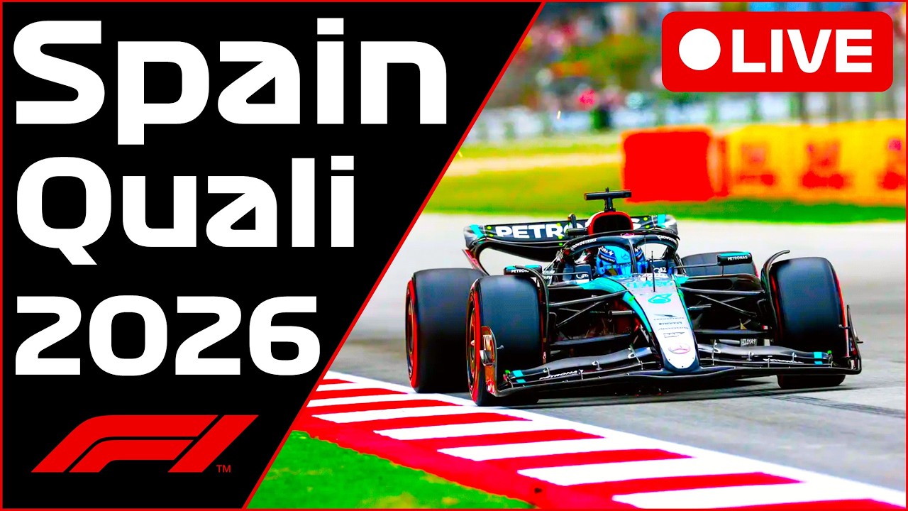 🔴F1 LIVE -  SPAIN QUALI - Commentary + Live Timing